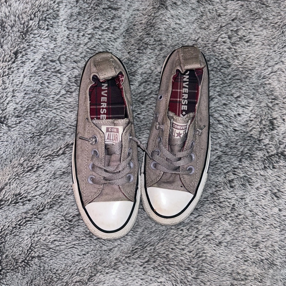 Converse Gray Low-Top Sneakers